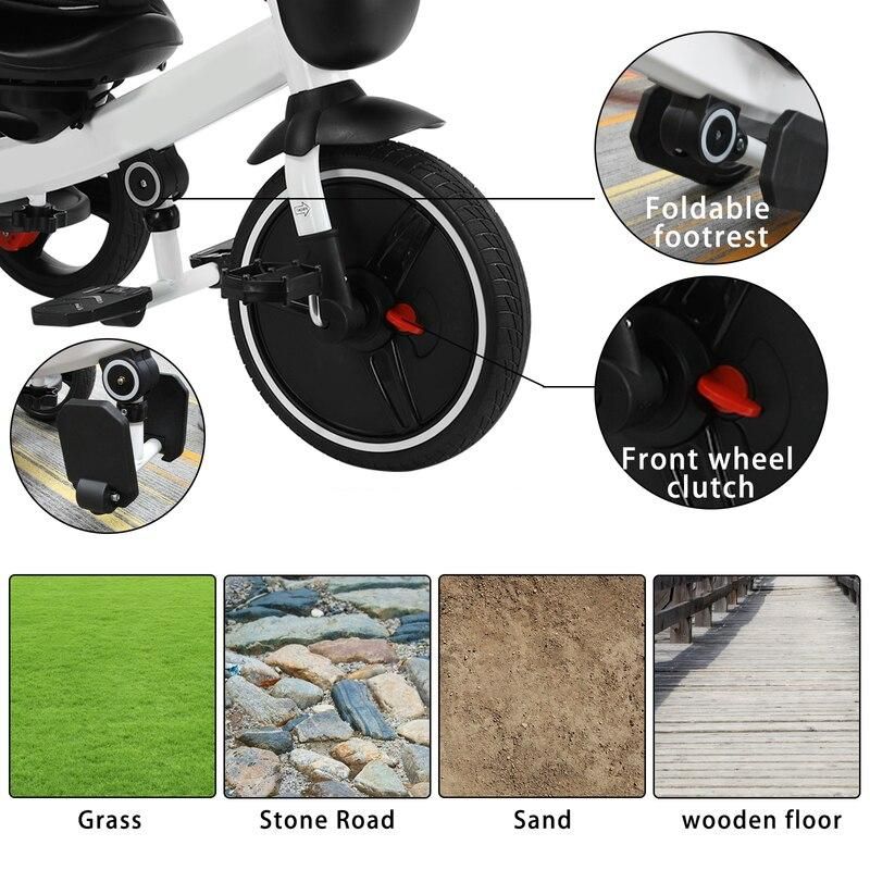 UBRAVOO 6-in-1 Baby Stroller Tricycle Bike - The Ultimate Ride for Your ...